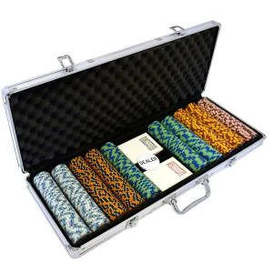 Mallette De 500 Jetons De Poker "CROWN" - Version CASH GAME - En Clay Composite 14 G - Avec Accessoires 2 Mallette De 500 Jetons De Poker "CROWN" - Version CASH GAME - En Clay Composite 14 G - Avec Accessoires – Image 2