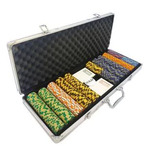 Mallette De 500 Jetons De Poker "CROWN" - Version TOURNOI - En Clay Composite 14 G - Avec Accessoires 4 Mallette De 500 Jetons De Poker "CROWN" - Version TOURNOI - En Clay Composite 14 G - Avec Accessoires – Image 4