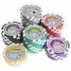Mallette De 500 Jetons De Poker "ROYAL FLUSH" – En Plastique ABS Avec 11,5g – Livré Avec 2 Jeux De Cartes Et Accessoires