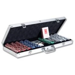 Mallette De 500 Jetons Poker "DICE" – En Plastique ABS Avec Insert Métallique 11,5g – 2 Jeux De Cartes Et Accessoires -Cartes Production mallette de 500 jetons poker dice en plastique abs avec insert metallique 115g livre avec 2 jeux de cartes et accessoires 3