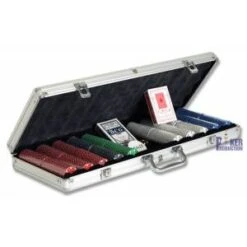 Mallette De 500 Jetons Poker "SUITED" – En Plastique ABS Avec Insert Métallique 11,5g – Avec 2 Jeux De Cartes Et Accessoires -Cartes Production mallette de 500 jetons poker suited en plastique abs avec insert metallique 115g livre avec 2 jeux de cartes et accessoires 2
