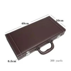 Mallette De Rangement "LEATHER 300" Pour 300 Jetons De Poker – Simili Cuir - Intérieur Bois -Cartes Production mallette de rangement leather 300 pour 300 jetons de poker simili cuir interieur bois 2