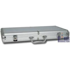 Mallette De Rangement "ALU 400" Pour 400 Jetons De Poker – Imitation Aluminium - Fond Plastique
