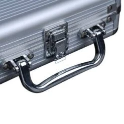 Mallette De Rangement "ALU" Pour 60 Plaques De Poker Standards- En Aluminium - Avec Poignée -Cartes Production mallette de rangement pour 60 plaques de poker avec poignee 4