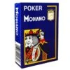 Modiano "CRISTALLO BLEU FONCÉ " - Jeu De 55 Cartes 100% Plastique – Format Poker - 4 Index Jumbo