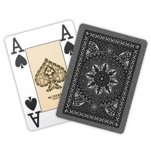 Modiano "CRISTALLO NOIR" - Jeu De 55 Cartes 100% Plastique – Format Poker - 4 Index Jumbo 2 Modiano "CRISTALLO NOIR" - Jeu De 55 Cartes 100% Plastique – Format Poker - 4 Index Jumbo – Image 2