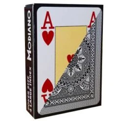 Modiano "CRISTALLO NOIR" - Jeu De 55 Cartes 100% Plastique – Format Poker - 4 Index Jumbo 6 Modiano "CRISTALLO NOIR" - Jeu De 55 Cartes 100% Plastique – Format Poker - 4 Index Jumbo -Cartes Production modiano cristallo noir jeu de 55 cartes 100 plastique format poker 4 index jumbo 2
