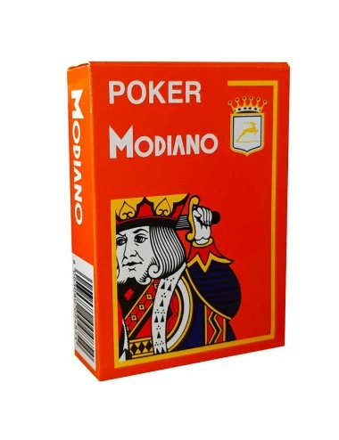 Modiano "CRISTALLO ORANGE" - Jeu De 55 Cartes 100% Plastique – Format Poker - 4 Index Jumbo 1 Modiano "CRISTALLO ORANGE" - Jeu De 55 Cartes 100% Plastique – Format Poker - 4 Index Jumbo