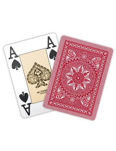Modiano "CRISTALLO ROUGE" - Jeu De 55 Cartes 100% Plastique – Format Poker - 4 Index Jumbo 2 Modiano "CRISTALLO ROUGE" - Jeu De 55 Cartes 100% Plastique – Format Poker - 4 Index Jumbo – Image 2