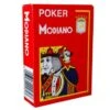 Modiano "CRISTALLO ROUGE" - Jeu De 55 Cartes 100% Plastique – Format Poker - 4 Index Jumbo