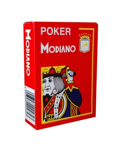 Modiano "CRISTALLO ROUGE" - Jeu De 55 Cartes 100% Plastique – Format Poker - 4 Index Jumbo 1 Modiano "CRISTALLO ROUGE" - Jeu De 55 Cartes 100% Plastique – Format Poker - 4 Index Jumbo