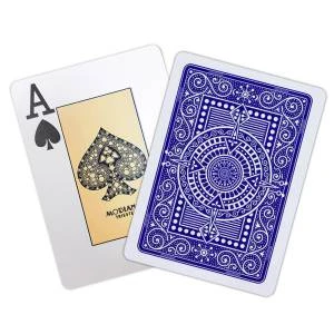 Modiano "TEXAS POKER HOLD EM BLEU FONCÉ" - Jeu De 55 Cartes 100% Plastique – Format Poker - 2 Index Jumbo 1 Modiano "TEXAS POKER HOLD EM BLEU FONCÉ" - Jeu De 55 Cartes 100% Plastique – Format Poker - 2 Index Jumbo