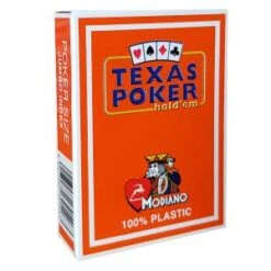 Pack Modiano "TEXAS POKER HOLD EM" - 9 Jeux + 1 Jeu OFFERT ! 27 Pack Modiano "TEXAS POKER HOLD EM" - 9 Jeux + 1 Jeu OFFERT ! -Cartes Production modiano texas poker hold em jeu de 54 cartes 100 plastique format poker 2 index jumbo 7