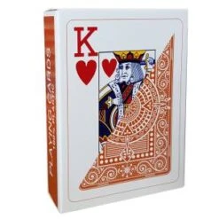 Modiano "TEXAS POKER HOLD EM MARRON" - Jeu De 55 Cartes 100% Plastique – Format Poker - 2 Index Jumbo -Cartes Production modiano texas poker hold em marron jeu de 55 cartes 100 plastique format poker 2 index jumbo 2