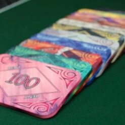 Plaque De Poker "MARBRE 100" – En Céramique – 8,5x5,2 Cm -Cartes Production plaque de poker marbre 100 en ceramique 85x52 cm 3