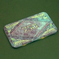 Plaque De Poker "MARBRE 250" – En Céramique – 8,5x5,2 Cm 2 Plaque De Poker "MARBRE 250" – En Céramique – 8,5x5,2 Cm – Image 2