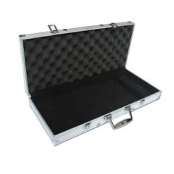 Mallette De Rangement "ALU 600" Pour 600 Jetons De Poker - En Aluminium- 6 Racks Amovibles De 100 Jetons -Cartes Production rack de rangement en acrylique pour 600 jetons de poker fermeture a cle compartiments de 20 jetons 1