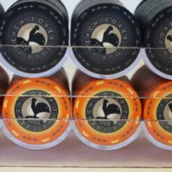 Rack De Rangement CLASSIC + Pour 100 Jetons De Poker – En Acrylique – 5 X 20 Jetons De Poker – Avec Couvercle -Cartes Production rack de rangement pour 100 jetons de poker avec couvercle en acrylique 3