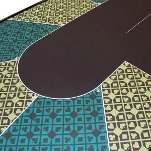 Table De Poker "CASINO - DAMIER" – 10 Joueurs + Dealer- Couleurs Au Choix 2 Table De Poker "CASINO - DAMIER" – 10 Joueurs + Dealer- Couleurs Au Choix – Image 2