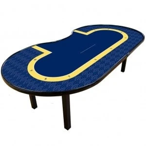 Table De Poker "CASINO - PERSONNALISÉE" – 10 Joueurs + Dealer- Tapis Au Choix 2 Table De Poker "CASINO - PERSONNALISÉE" – 10 Joueurs + Dealer- Tapis Au Choix – Image 2