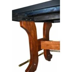 Table Black Jack "LUXE" - En Bois - Rack Sous Clefs - Repose Pied - 220 X 120 X 93 Cm -Cartes Production table de black jack luxe en bois avec 14 cup holder en inox et repose pied 2