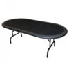 Table De Poker "BELLINI BLACK" - 10 Joueurs - Tapis Speed Cloth Suited - Pieds Pliants