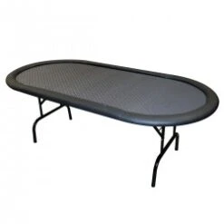 Table De Poker "BELLINI PLATINIUM" - 10 Joueurs - Tapis Speed Cloth Suited - Pieds Pliants