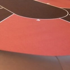 Table De Poker "CASH BURGUNDY" - Format XL - Pied Pliants Renforcés – 10 Joueurs -Cartes Production table de poker cash burgundy pied pliants 10 joueurs 4