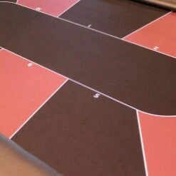 Table De Poker "CASH BURGUNDY" - Format XL - Pied Pliants Renforcés – 10 Joueurs -Cartes Production table de poker cash burgundy pied pliants 10 joueurs 5