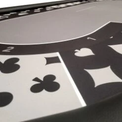 Table De Poker De Tournoi "BLACK" - Pieds Pliants - Emplacement Dealer – 10 Joueurs 7 Table De Poker De Tournoi "BLACK" - Pieds Pliants - Emplacement Dealer – 10 Joueurs -Cartes Production table de poker de tournoi black pieds pliants emplacement dealer 10 joueurs 2