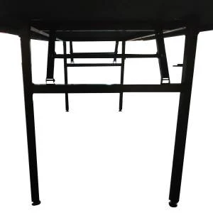 Table De Poker De Tournoi "BLACK" - Pieds Pliants - Emplacement Dealer – 10 Joueurs 4 Table De Poker De Tournoi "BLACK" - Pieds Pliants - Emplacement Dealer – 10 Joueurs – Image 4