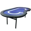 Table De Poker De Tournoi "BLUE" - Pied Pliants - Emplacement Dealer – 10 Joueurs