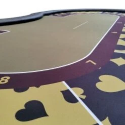 Table De Poker De Tournoi "GOLD" - Pieds Pliants - Emplacement Dealer – 10 Joueurs -Cartes Production table de poker de tournoi gold pieds pliants emplacement dealer 10 joueurs 2