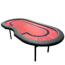 Table De Poker De Tournoi "RED" - Pieds Pliants - Emplacement Dealer – 10 Joueurs -Cartes Production table de poker de tournoi red pieds pliants emplacement dealer 10 joueurs 6