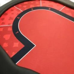 Table De Poker De Tournoi "RED" - Pieds Pliants - Emplacement Dealer – 10 Joueurs -Cartes Production table de poker de tournoi red pieds pliants emplacement dealer 10 joueurs 7