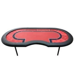 Table De Poker De Tournoi "RED" - Pieds Pliants - Emplacement Dealer – 10 Joueurs -Cartes Production table de poker de tournoi red pieds pliants emplacement dealer 10 joueurs 8