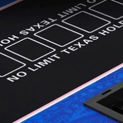 Table De Poker "FLORÉAL BLUE LED" - Avec Pieds Pliants Renforcés - Tapis Casino - 10 Joueurs + Dealer 18 Table De Poker "FLORÉAL BLUE LED" - Avec Pieds Pliants Renforcés - Tapis Casino - 10 Joueurs + Dealer -Cartes Production table de poker floreal blue led avec pieds pliants renforces tapis jersey neoprene 10 joueurs dealer 7