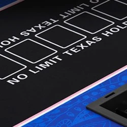 Table De Poker "FLORÉAL BLUE LED" - Avec Pieds Pliants Renforcés - Tapis Casino - 10 Joueurs + Dealer 8 Table De Poker "FLORÉAL BLUE LED" - Avec Pieds Pliants Renforcés - Tapis Casino - 10 Joueurs + Dealer – Image 8