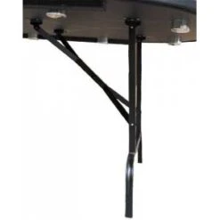 Table De Poker "NÉVADA BLUE" - Pieds Pliants – Race Track -10 Joueurs – Tapis Tissu Microfibre - Bords Simili Cuir -Cartes Production table de poker nevada blue pieds pliants race track 10 joueurs tapis tissu microfibre bords simili cuir cup holder inox 4