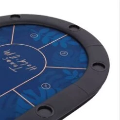Table De Poker Pliable "PALM LEAF" - Avec Pieds Pliants - Tapis Casino - 10 Joueurs -Cartes Production table de poker pliable palm leaf avec pieds pliants tapis casino 10 joueurs 7