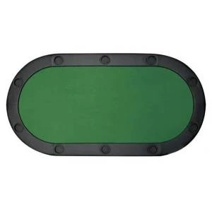 Table De Poker "ÉCO" - Pieds Pliants – 10 Joueurs – Tapis En Tissu Microfibre Et Bords Mousse 2 Table De Poker "ÉCO" - Pieds Pliants – 10 Joueurs – Tapis En Tissu Microfibre Et Bords Mousse – Image 2