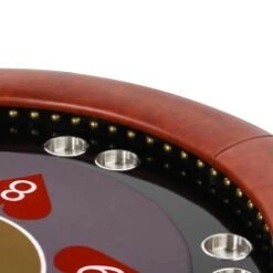 TABLE DE POKER "THE HEART" - XL 10 Joueurs + Croupier - Drop Box -Cartes Production table de poker the heart 4