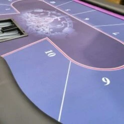 Table De Poker "THE KNIGHT LED" Avec Pieds Pliants Renforcés - Avec LED - 10 Joueurs + Dealer -Cartes Production table de poker the knight led avec pieds pliants renforces avec led 10 joueurs dealer 2