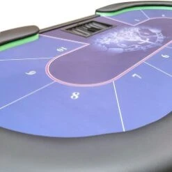 Table De Poker "THE KNIGHT LED" Avec Pieds Pliants Renforcés - Avec LED - 10 Joueurs + Dealer -Cartes Production table de poker the knight led avec pieds pliants renforces avec led 10 joueurs dealer 3