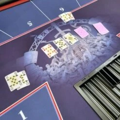 Table De Poker "THE KNIGHT LED" Avec Pieds Pliants Renforcés - Avec LED - 10 Joueurs + Dealer -Cartes Production table de poker the knight led avec pieds pliants renforces avec led 10 joueurs dealer 4