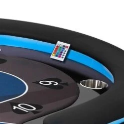 TABLE DE POKER "THE SPADE" - Avec LED - XL 10 Joueurs + Croupier - Drop Box -Cartes Production table de poker the spade avec led xl 10 joueurs croupier drop box 7