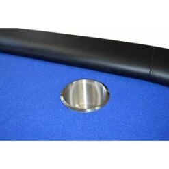 Table De Poker "VEGAS NIGHT BLEU" - Pieds Pliants – Tapis En Tissu Microfibre - 10 Cup Holder – Pour 10 Joueurs -Cartes Production table de poker vegas night bleu pieds pliants tapis en tissu microfibre 10 cup holder pour 10 joueurs 2