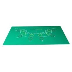Tapis De Baccara - 6 Joueurs - 180 X 90 - Feutrine