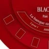 Tapis De "BLACK JACK 2023 XL" Rouge - 200 X 100 Cm - Jersey Néoprène - Demi-lune