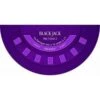 Tapis De "BLACK JACK 2023 XL" Violet - 200 X 100 Cm - Jersey Néoprène - Demi-lune